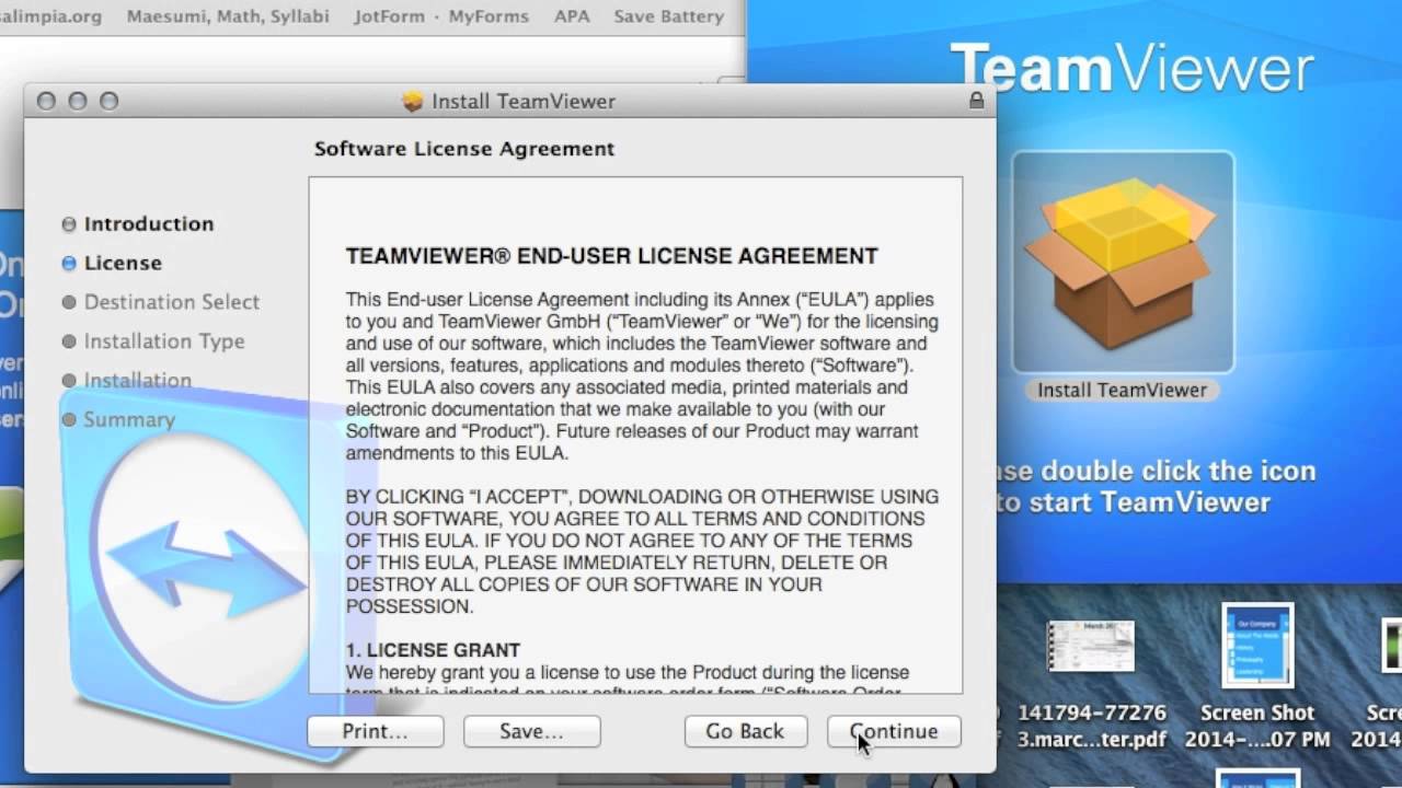 uninstall teamviewer on mac